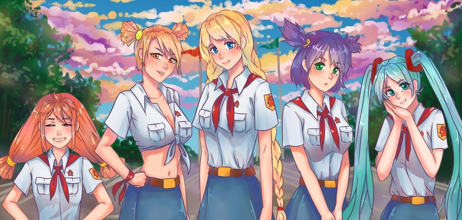 图片[1]-[PC-CN] Бесконечное лето Everlasting Summer 永恒之夏 VER民间汉化-星咏回廊-一站式Galgame社区