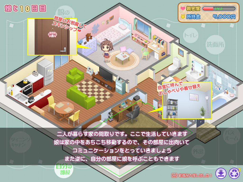 [PC-CN] むすめせいかつ。有女儿的生活 VER民间汉化-星咏回廊-一站式Galgame社区